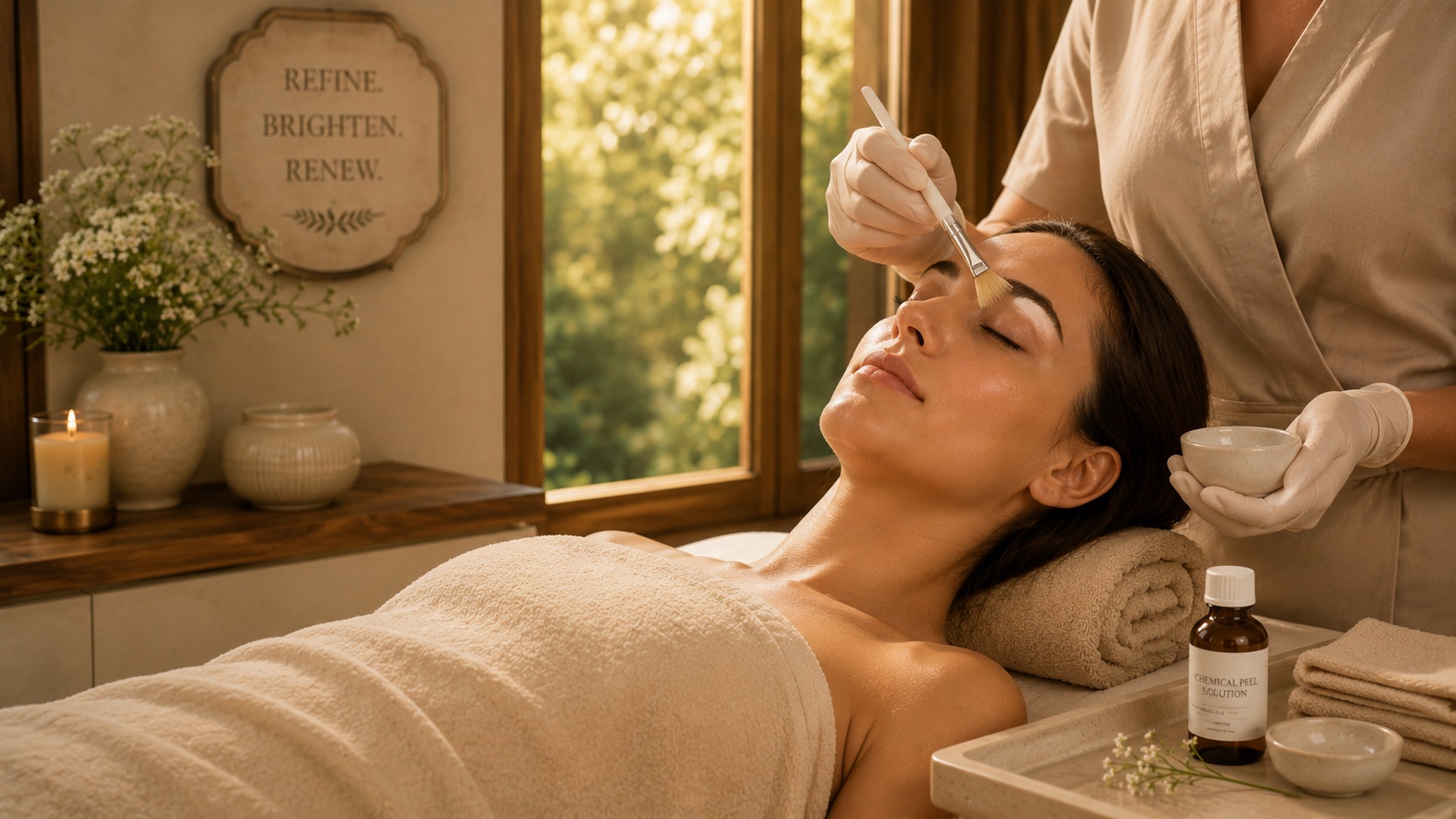 Medical-grade chemical peels for tone, texture, and pigmentation